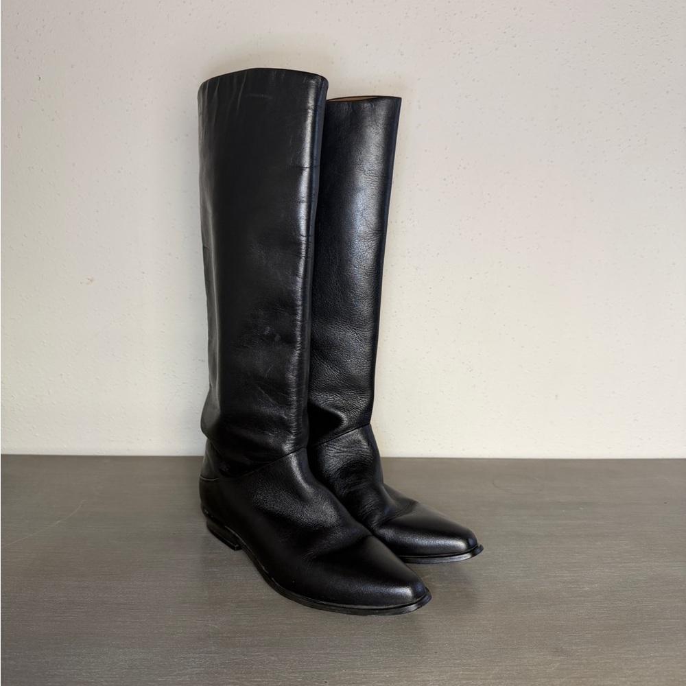 Rare vintage Olympic Sumi leather riding boots handmade in Uruguay Women’s Sz 7M - Picture 2 of 8
